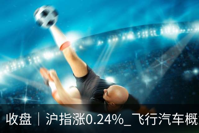 收盘｜沪指涨0.24% 飞行汽车概念股大涨